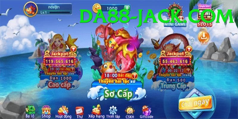 Game Bắn Cá - Phần thưởng khổng lồ - Web game